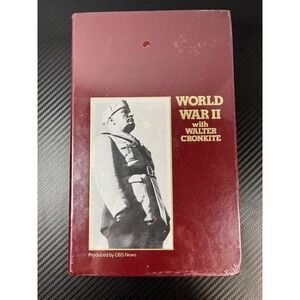 World War II with Walter Cronkite Battleground Italy CBS Video Library VHS